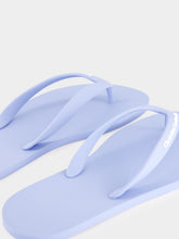 Christian Louboutin Pastel Blue Rubber Thongs