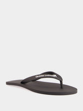 Christian Louboutin Black Rubber Thongs