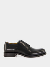 Christian Louboutin Black Moustachou Calf Leather Derby Shoes