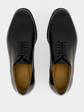 Christian Louboutin Black Moustachou Calf Leather Derby Shoes