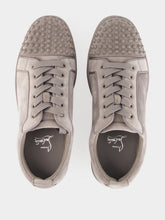Christian Louboutin Phantom Grey Louis Junior Spikes Sneakers