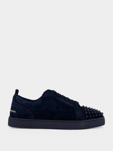 Christian Louboutin Louis Jr Spikes Canopy Marine Blue Sneakers