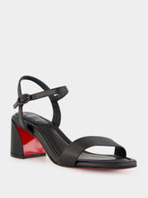 Christian Louboutin Black Miss Jane 55 Nappa Leather Sandals