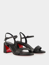 Christian Louboutin Black Miss Jane 55 Nappa Leather Sandals