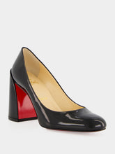Christian Louboutin Black Patent Leather Miss Jane 85 Pumps
