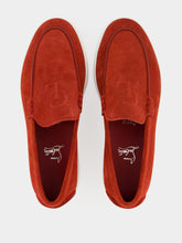 Christian Louboutin Empire Red Reversed Leather Boat Shoes