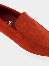 Christian Louboutin Empire Red Reversed Leather Boat Shoes