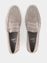 Christian Louboutin Phantom Grey Harold I Suede Boat Shoes