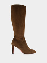 Christian Louboutin Cosme Fannylove Tight Botta 85 Suede Boots