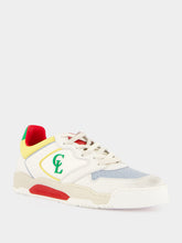 Christian Louboutin White Multicolour Leather Bsktball 1 RetroSneakers