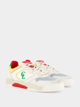 Christian Louboutin White Multicolour Leather Bsktball 1 RetroSneakers