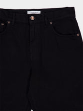 Gabriela Hearst Black Amoret Jean in Recycled Cotton Denim