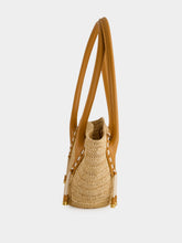 Christian Louboutin Natural Venus Mini Raffia Tote Bag