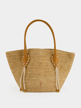 Christian Louboutin Natural Venus Raffia Large Tote Bag