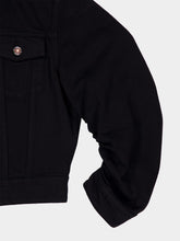 Gabriela Hearst Black Adira Cropped Denim Jacket