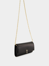 Christian Louboutin Black Bettina Lamb Nappa Leather Wallet on Chain