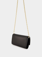 Christian Louboutin Black Bettina Lamb Nappa Leather Wallet on Chain
