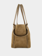 Christian Louboutin Silex Brown Reversed Leather Small Tote Bag
