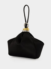 Christian Louboutin Black Sabrina Small Neoprene Clutch
