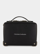 Christian Louboutin Black Small Tactical Briefcase Leather Bag
