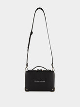Christian Louboutin Black Small Tactical Briefcase Leather Bag