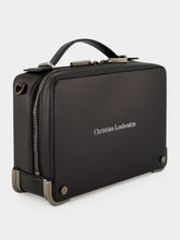 Christian Louboutin Black Small Tactical Briefcase Leather Bag