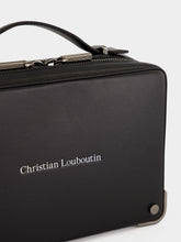 Christian Louboutin Black Small Tactical Briefcase Leather Bag