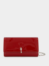 Christian Louboutin Empire Red Bettina Patent Leather Wallet