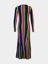 Gabriela Hearst Affinity Knit Maxi Dress in Multi Cashmere