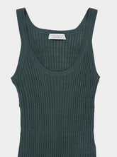 Gabriela Hearst Nevin English Green Knit Tank Top
