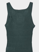 Gabriela Hearst Nevin English Green Knit Tank Top