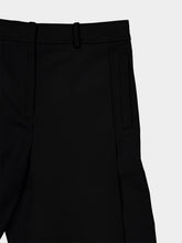Courrèges Black Tailored Wool Pleated Pants