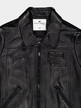Courrèges Black Reedition Leather Jacket