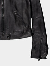 Courrèges Black Reedition Leather Jacket
