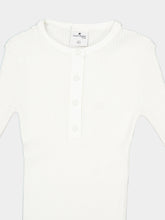 Courrèges Heritage White Vinyl and Knit Polo