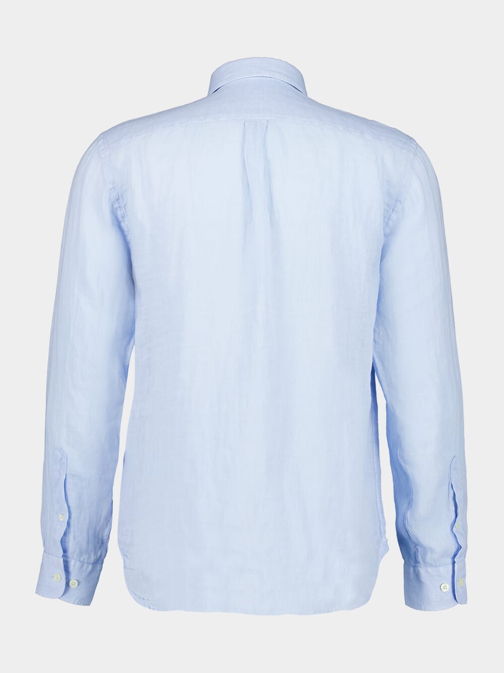 Aquatic Long-Sleeve Regular Fit Linen Shirt