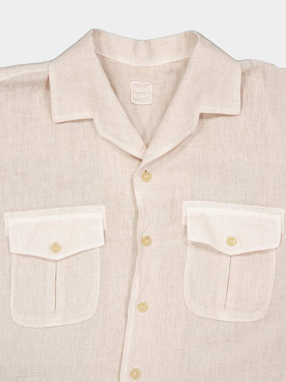 Safari Soft Fade Linen Shirt with Pockets