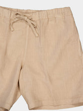 120% Lino Almond Linen Bermuda Shorts