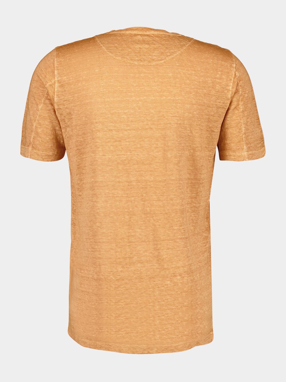 Apricot Soft Fade Linen Short Sleeve T-Shirt