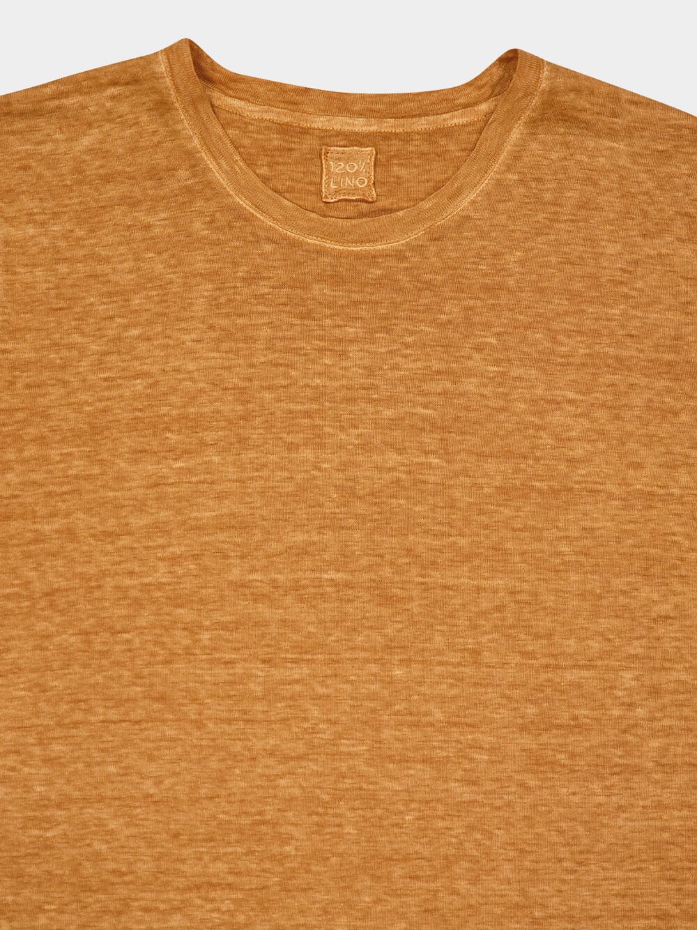 Apricot Soft Fade Linen Short Sleeve T-Shirt