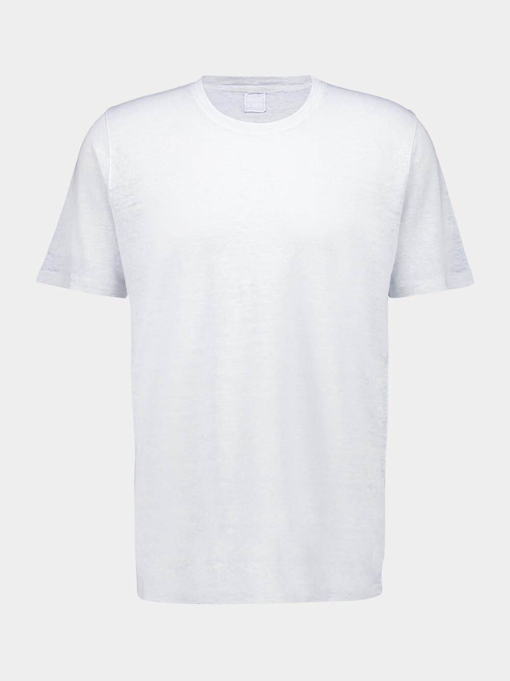 White Linen T-Shirt