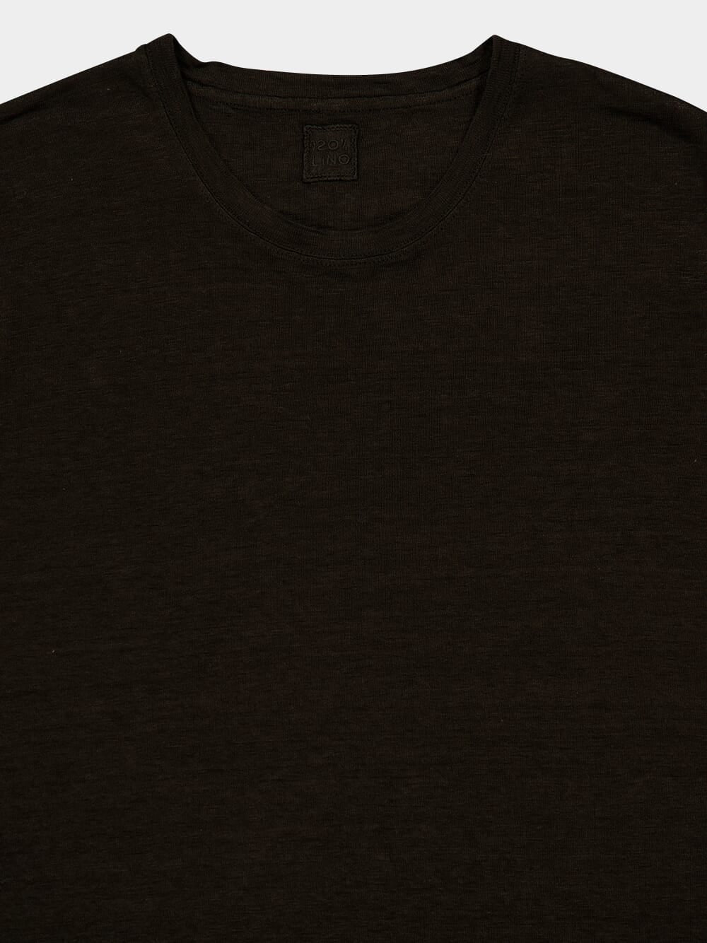 Black Linen T-Shirt