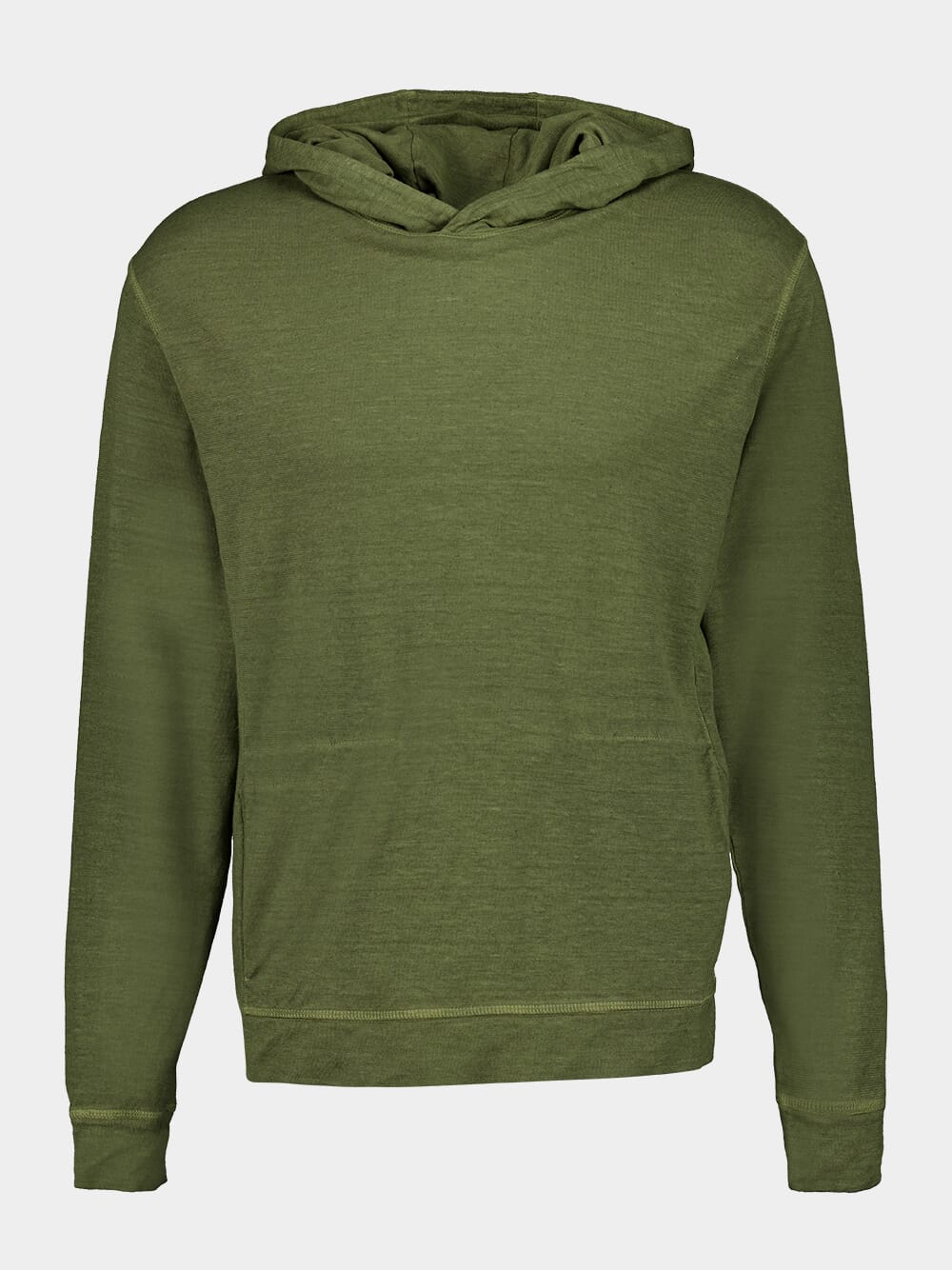 Caffe Soft Fade Green Long-Sleeve Hooded Sweatshirt