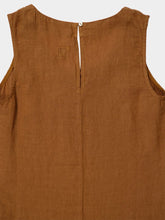 120% Lino Curry Sleeveless Linen Top