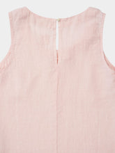 120% Lino Cipria Pink Sleeveless Linen Top