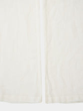 120% Lino White Wide-Leg Linen Pants