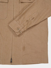 120% Lino Safari Cotton Buttoned Jacket