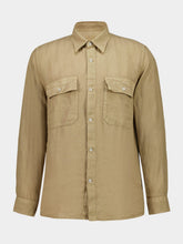 120% Lino Savana Long-Sleeve Linen Shirt
