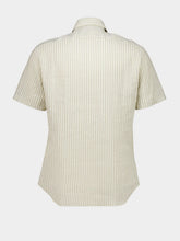 120% Lino Corda Short-Sleeve Regular Fit Linen Shirt