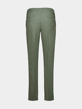 120% Lino Khaki Drawstring Linen Pants